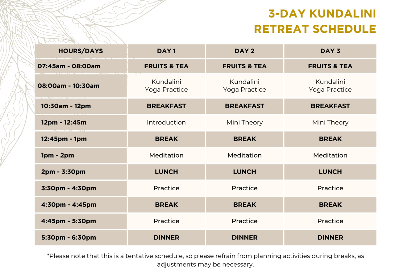 3 Day Kundalini Retreat